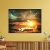 Mystical Mermaid Canvas Afdruk (Insitu (Woonkamer))