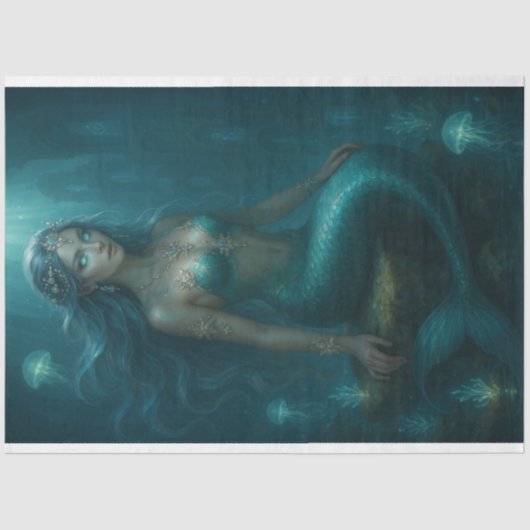 Mystical Mermaid Tissuepapier (Voorkant)