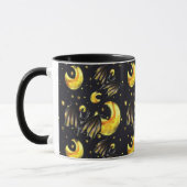 Mystical Moon and Bat Pattern Mug (Gauche)