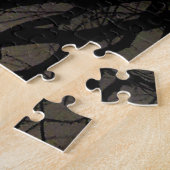 Mystical Moon and Tree Branches Puzzle Legpuzzel (Zijkant)