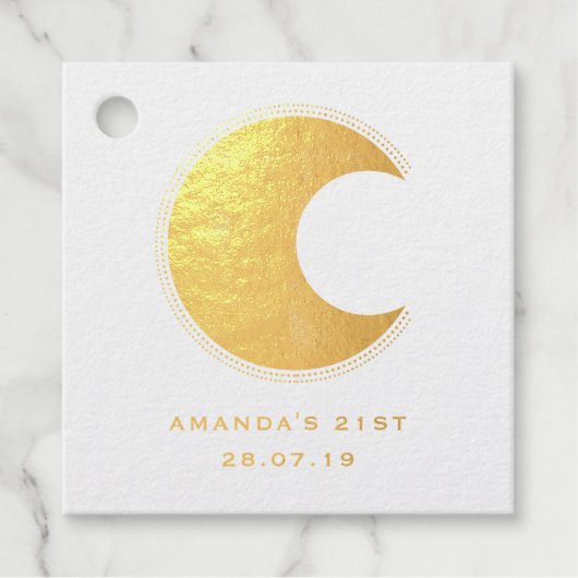 Mystical Moon Bedankjes Labels (Voorkant)