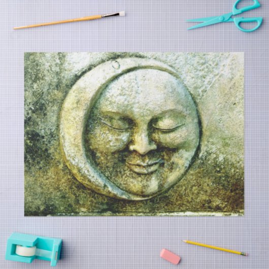 Mystical Moon Decoupage Tissuepapier (Craft)