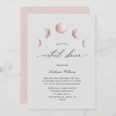 mystical moon virtual baby shower Invitation (Voorkant / Achterkant)