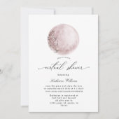 mystical moon virtual baby shower Invitation (Voorkant)