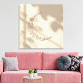 Mystical Moon Wall Art | Celestial Night Sky  Canvas Afdruk (Insitu (Woonkamer))