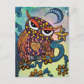 Mystical Owl Briefkaart (Voorkant)
