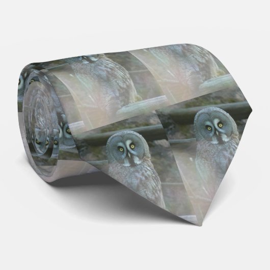 Mystical Owl Stropdas (Opgerold)