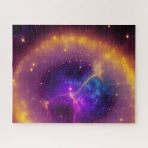 Mystical Paars Figuur komt uit de Cosmos Legpuzzel
