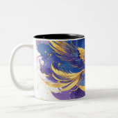 Mystical Phoenix Mug - Celestial Moon Fantasy Coff (Gauche)