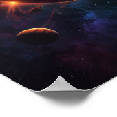 Mystical Planet in Space poster (Hoek)
