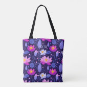 Mystical Purple Lotus Wellness Sac fourre-tout (Dos)