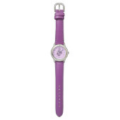 Mystical Purple Rose Horloge (Vlak)