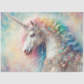 Mystical Rainbow Mane Unicorn Craft Decoupage  Tissuepapier (Voorkant)
