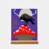 🔮 Mystical Raven Acrylic Sign (Recto)