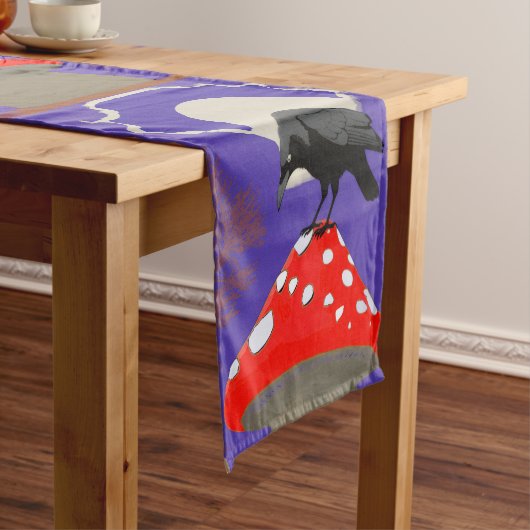 🍽️ Mystical Raven Table Runner Korte Tafelloper (Voorbeeld)