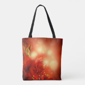Mystical Red Rose Canvas tas (Achterkant)