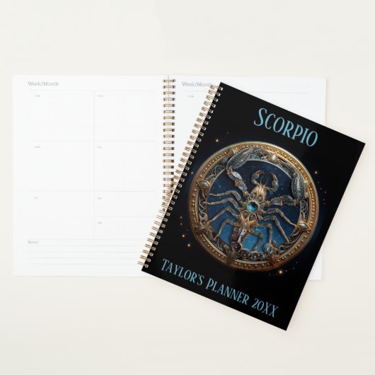 Mystical Scorpio Zodiac Artwork  (Devant avec enveloppe)