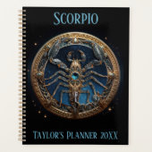 Mystical Scorpio Zodiac Artwork  Planner (Voorkant)