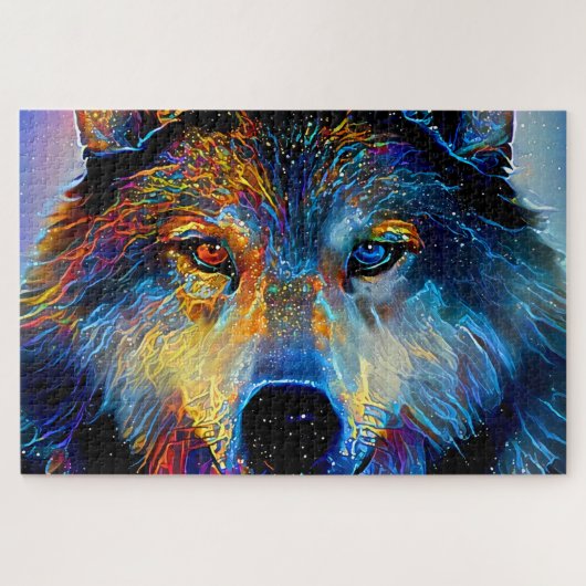 Mystical Spirit Wolf Legpuzzel (Horizontaal)