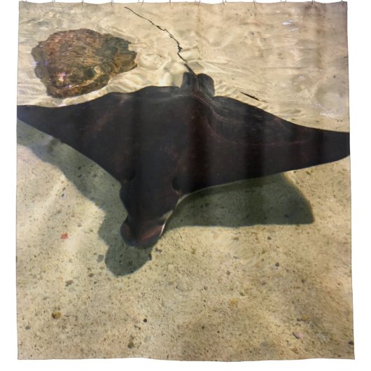 Mystical Stingray Douchegordijn (Voorkant)
