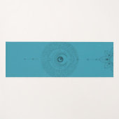 Mystical Sun en Moon Yoga Mat (Voorkant (horizontaal))