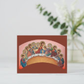 Mystical Supper Prayer Card Briefkaart (Staand voorkant)