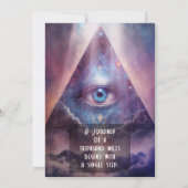 Mystical Third Eye, Spiritueel Kaart (Achterkant)