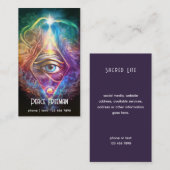 Mystical Third Eye, Spiritueel Visitekaartje (Voorkant / Achterkant)