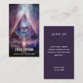 Mystical Third Eye, Spiritueel Visitekaartje (Voorkant / Achterkant)
