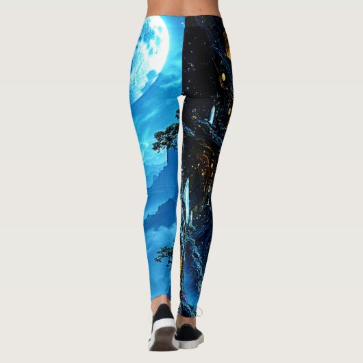 Mystical Tree Home Dreamscape Leggings (Achterkant)