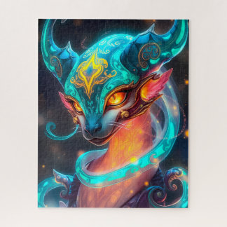 Mystical Turquoise Ethereal Creature Legpuzzel