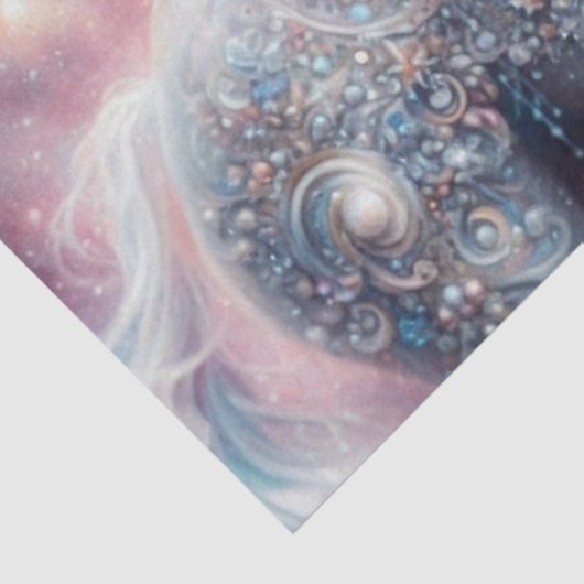 Mystical Unicorn Galaxy Decoupage Tissuepapier (Detail)