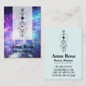 *~* Mystical Universe Nebula Celtic Psychic Medium Visitekaartje (Voorkant / Achterkant)