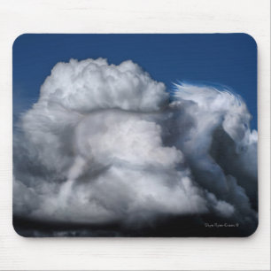 Mystical Wild Stallion in Clouds Photo Art Muismat