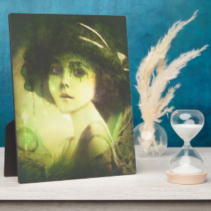 Mystical Willow Tree Fairy Fantasy Art Fotoplaat