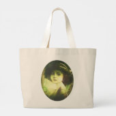 Mystical Willow Tree Fairy Fantasy Art Grote Tote Bag (Achterkant)