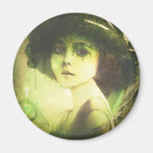 Mystical Willow Tree Fairy Fantasy Art Magneet (Voorkant)