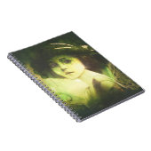 Mystical Willow Tree Fairy Fantasy Art Notitieboek (Rechterzijde)