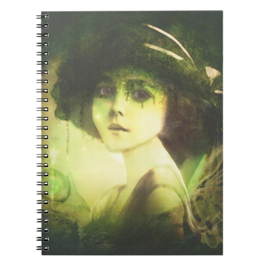 Mystical Willow Tree Fairy Fantasy Art Notitieboek (Voorkant)