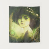 Mystical Willow Tree Fairy Fantasy Art Wandkleed (Voorkant)