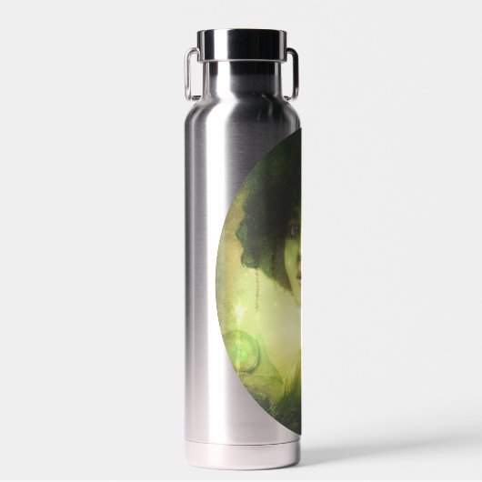 Mystical Willow Tree Fairy Fantasy Art Waterfles (Voorkant)