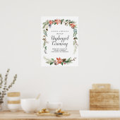 Mystical Winter | Teken voor ononderbroken weddens Poster (Keuken)
