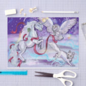 Mystical Winter Unicorn Tissuepapier (Craft)