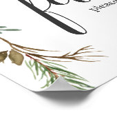 Mystical Winter | Weddenschap voor weduwen Poster (Hoek)