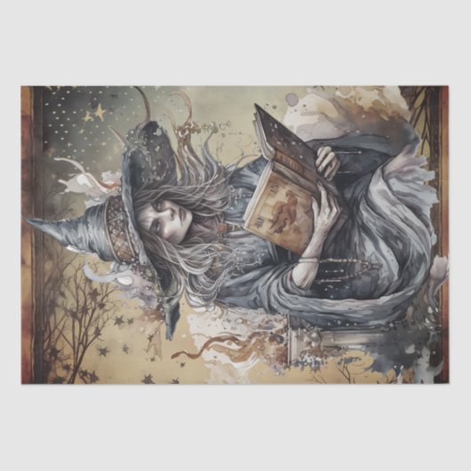 Mystical Witch Tissuepapier (Voorkant)