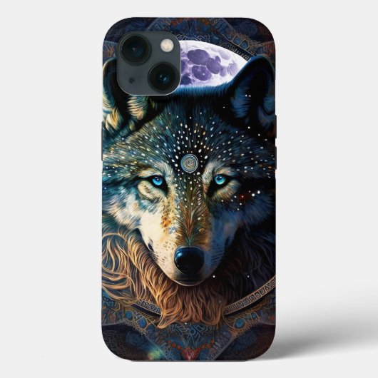 Mystical Wolf Moon Mandala Case-Mate iPhone Case (Achterkant)