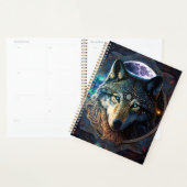 Mystical Wolf Moon Mandala Planner (Display)