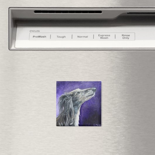 Mystical Wolfhound Magnet (In Situ (Lave-vaisselle))