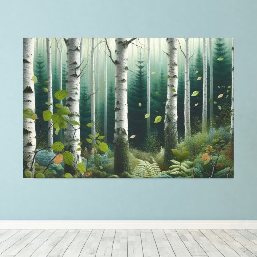 Mystical Woodland Canvas Afdruk (Insitu (Houten vloer))