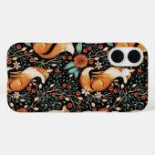 Mystical Woodland Fox with Moons and Moths Case-Mate iPhone Case (Achterkant (horizontaal))